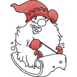 Stickdatei - Winter Gnom 8